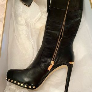 Michael Kors Ailee Tall Boot in Black size 7M